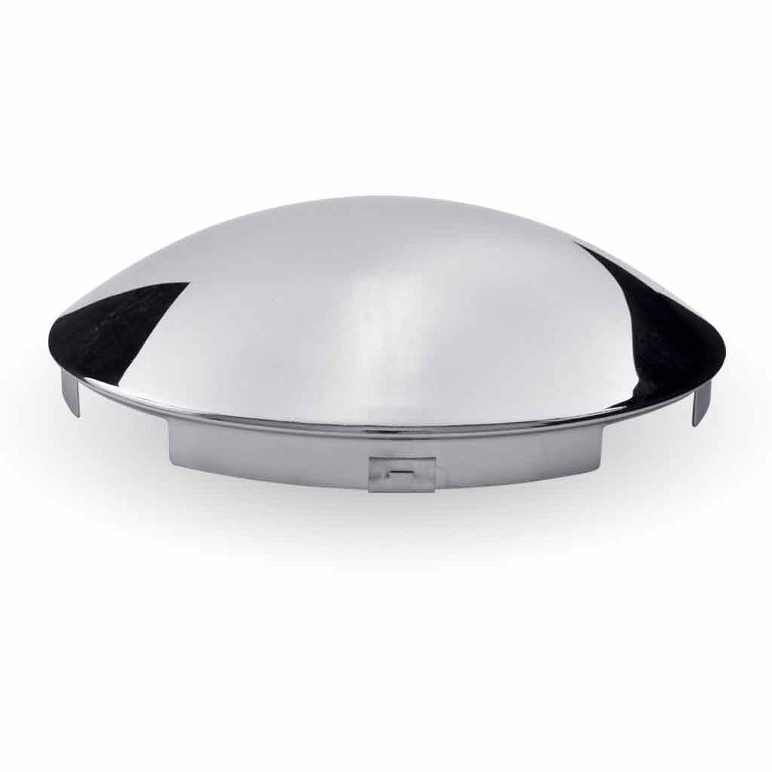 Tapadera delantero metálico cromado con 6 muescas universales (reemplaza 4) - metal cromado premium - resistente a la corrosión - Marca Trux
