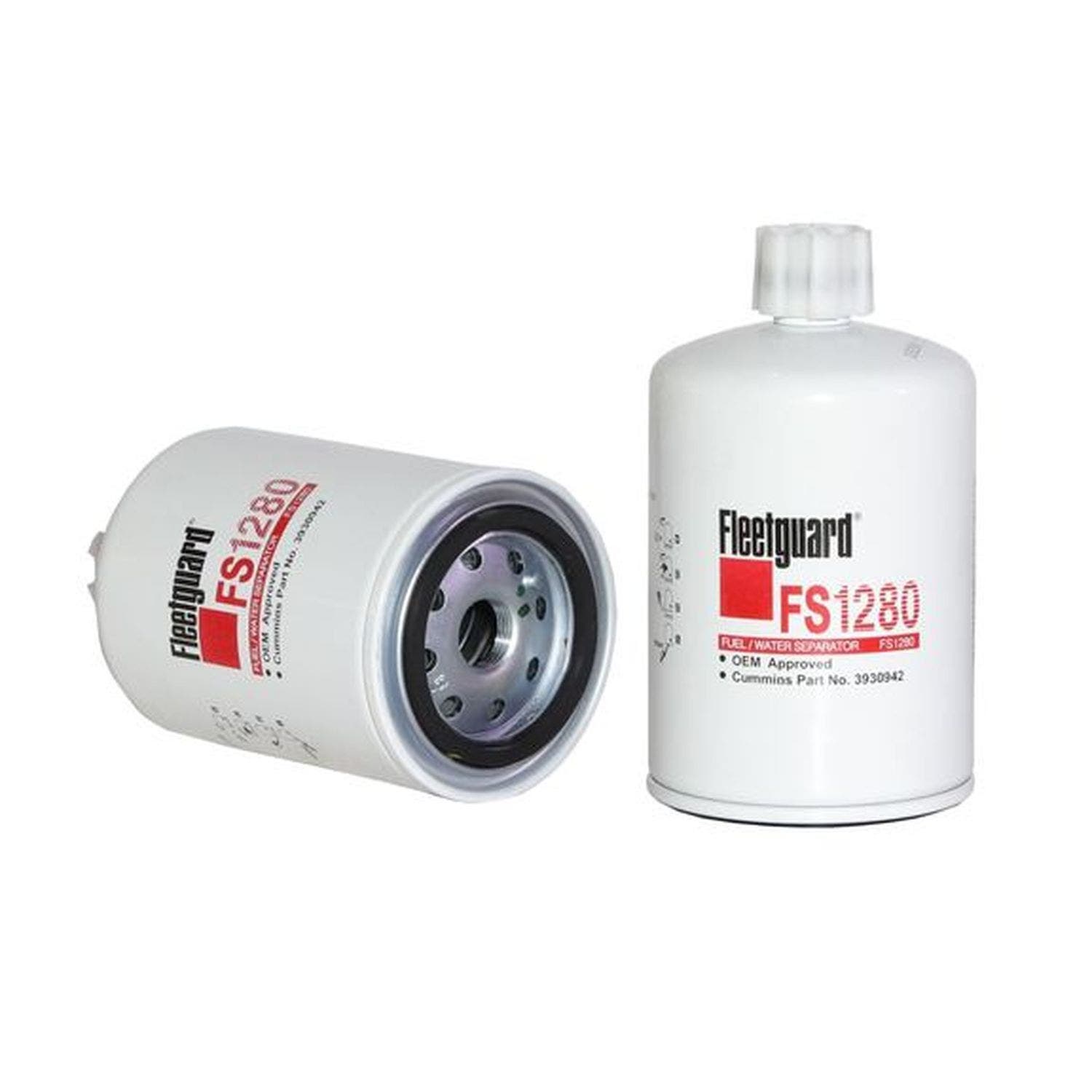 Filtro de combustible separador de agua FS1280 Fleetguard (P551329) Cummins 4BT